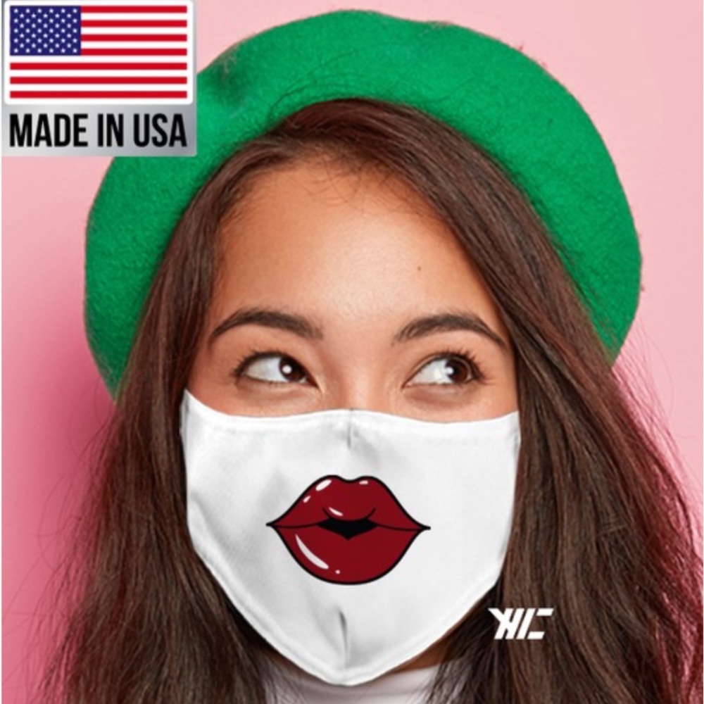 NEW IN STOCK Fast Ship Lip Lipstick Fun Face Mask - Picture 4 of 9